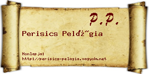 Perisics Pelágia névjegykártya